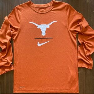 Nike Texas Longhorns Long Sleeve Dri-Fit Tee